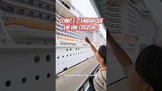 Como funciona o embarque em um cruzeiro Viajando do MSC Grandiosa maior cruzeiro do Brasil [upl. by Benedetto]