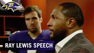 Watch Ray Lewis Inspiring Locker Room Speech [upl. by Itida]