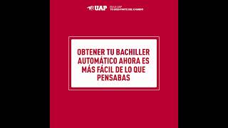 Bachiller Automático UAP [upl. by Kcinemod]