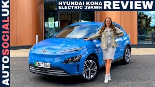 2021 Hyundai KONA electric 39Kwh review  Should you buy the smaller battery car UK 4K [upl. by Lymn962]