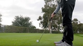 Hank Haney Golf Tips Gate Drill For Solid Irons [upl. by Neerihs]