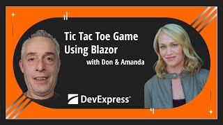 Live Sessions with Amanda and Don  Creating a Tic Tac Toe Game using Blazor Part 2 [upl. by Olrak]