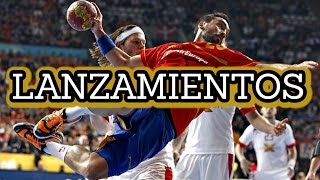 BALONMANO  LANZAMIENTOS [upl. by Nadean]