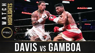 Davis vs Gamboa HIGHLIGHTS December 28 2019  PBC on Showtime [upl. by Naraj]