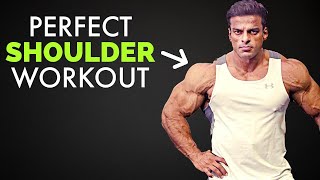 The Perfect Shoulder Workout  Yatinder Singh [upl. by Gnav]