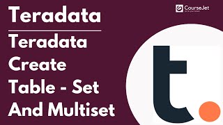 How to Creating SET and MULTISET Tables in Teradata  Teradata Tutorial  Lec  04 [upl. by Blondie]