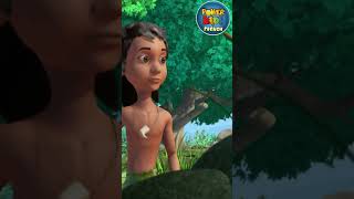 👦🌿🐅 🐻😊 Où Appu estil resté coincé  Mowgli junglebook lelivredelajungle Shortfrançais [upl. by Ecinhoj]