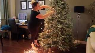 How to Light Your Christmas Tree the EASY Way [upl. by Sirovaj]