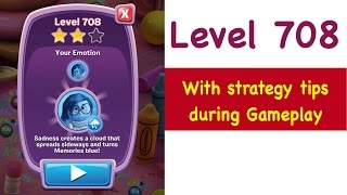 Inside Out Thought Bubbles  Level 708  Tips and Strategy Gameplay Walkthrough No Boosters [upl. by Fenella]