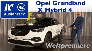 2019 Opel Grandland X Hybrid 4  Weltpremiere [upl. by Latihs183]