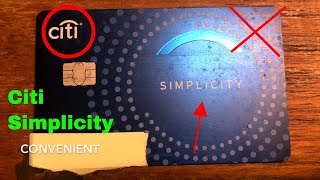 ✅ Citi Simplicity Credit Card Review 🔴 [upl. by Oniger707]