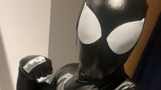 Herostime PU leather Symbiote suit review [upl. by Tennies]