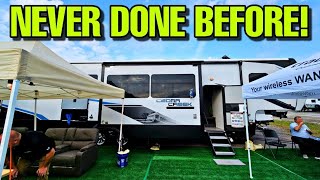 NEVER DONE BEFORE Check out this 2024 Cedar Creek 20 380MUD Fifth Wheel RV [upl. by Nima]