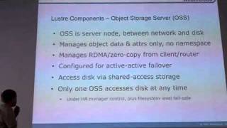 Introduction to Lustre from Whamclouds Andreas Dilger [upl. by Eimma382]