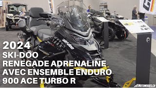 2024 SkiDoo Renegade Adrenaline avec ensemble Enduro 900 ACE Turbo R [upl. by Robert526]