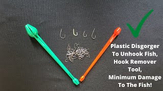 How To Use A Plastic Disgorger To Unhook Fish  Snelled Fish Hook Remover Tool 2 in 1 4K [upl. by Ellenij]