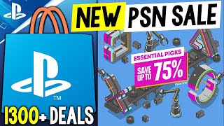 MASSIVE NEW PSN SALE PSN ESSENTIAL PICKS SALE 1300 Deals NEW PlayStation Game Deals 2024 [upl. by Nitneuq936]