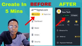 How to create a verify Binance account in 5 minutes [upl. by Ramona497]