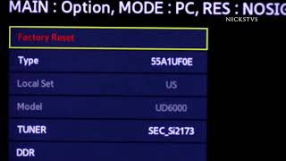 Samsung TV Factory Reset [upl. by Taro494]