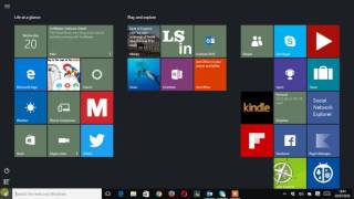 Setting start full screen mode in Windows 10 [upl. by Setarcos]