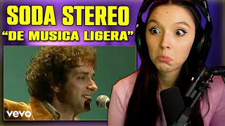 SODA STEREO  De Música Ligera  FIRST TIME REACTION  Live [upl. by Okihsoy]