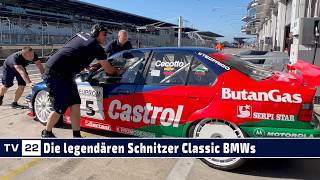 MOTOR TV22 Schnitzer Classic BMW 320i E36 STC amp BMW E36 STW beim Oldtimer Grand Prix 2024 [upl. by Gerdi]