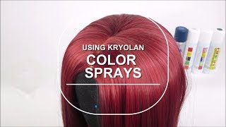 Kryolan Color Sprays [upl. by Hamid]