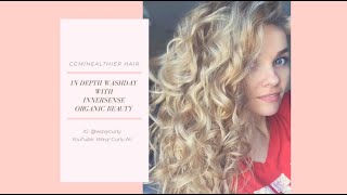 In depth Washday with Innersense Organic Beauty  Naturally Wavy [upl. by Mischa]