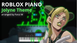 Jolyne Theme  JoJos Bizarre Adventure Stone Ocean OST ROBLOX Piano [upl. by Bilat57]