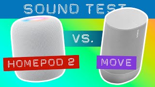 Apple HomePod 2nd generation vs Sonos MOVE 1st generation [upl. by Ennovi232]