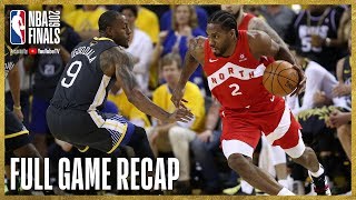 RAPTORS vs WARRIORS  Kawhi Leonard Drops 36 Points in Oracle  NBA Finals Game 4 [upl. by Marrissa]