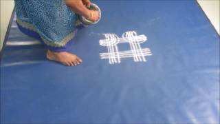 Traditional Friday Padi Kolam  Learn Kolam [upl. by Yc]