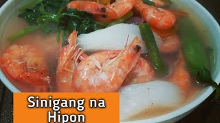 How to cook sinigang na hipon panlasang pinoyjims cooking [upl. by Atsillak665]