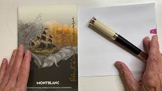 Unboxing with first impressions of the MontBlanc Writers Edition [upl. by Ttiwed]