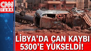 Libyada sel felaketi Can kaybı 5300e yükseldi Sel 100 bin kişilik kenti yerle bir etti [upl. by Yeslah]