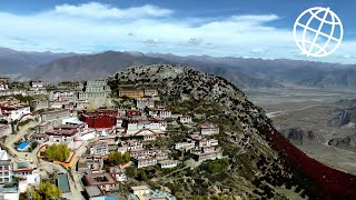 Ganden Monastery Tibet China Amazing Places [upl. by Morganne]