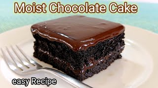 World most easiest moist chocolate cake recipe  chocolate cake recipe [upl. by Elocen]