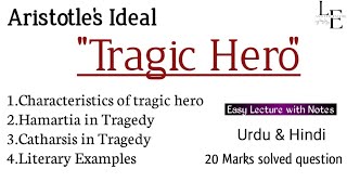 Aristotles Ideal Tragic Hero HamartiaCatharsisNotes in descriptionpoeticsancient [upl. by Druci]