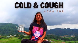 Yoga for cold and cough yogaforcoldandcough [upl. by Luelle818]