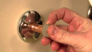 Brass Craft  How to Install a Compression Valve [upl. by Aitret]