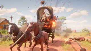 Dynamite amp Fire Bottle Gameplay 5  Red Dead Redemption 2 PC 60FPS [upl. by Neyud]