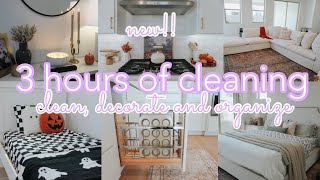 NEW ✨ 3 HOURS OF CLEANING DECORATING amp ORGANIZING  CLEANING MARATHON  CLEANING MOTIVATION [upl. by Rimat]