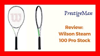 Review Wilson Steam 100 Pro Stock  A raquete da Bia Haddad [upl. by Alram142]