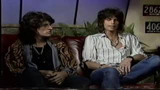 Aerosmith Steven Tyler amp Joe Perry V66 Interview 8 27 86 Boston MA [upl. by Annaear185]