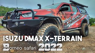 Isuzu Dmax XTerrain  Off road mode  Borneo Safari 2022 [upl. by Onilecram327]