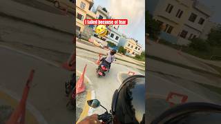 Trail दिदा Traffic संग नडराउनुहोस🤣👍  scooter trail nepal shorts trending pass learning [upl. by Ellemac]