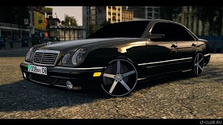 Спортивная выхлопная система на Mercedes W210 E55 AMG Очень мощный выхлоп [upl. by Ytsenoh307]