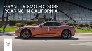 Maserati GranTurismo Folgore Roaring in California [upl. by Gabrielle]