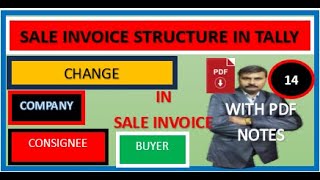 HOW TO CHANGE COMPANY NAME CONSIGNEE AND BUYER DETAILS IN TALLY PRIME  USING  TDL [upl. by Acnaiv285]