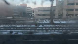 Newark New Jersey to Secaucus New Jersey  NJ Transit Train Route [upl. by Davey]